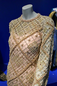 Respect Aretha Franklin beaded gown detail