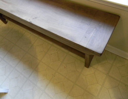 Painting my Kitchen Table 008