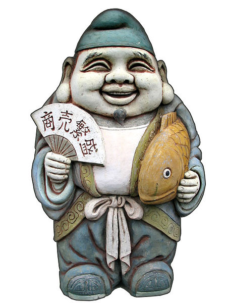 Ebisu is considered the god of wealth, the patron of fishermen and traders