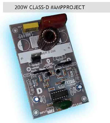 200w power amplifier circuit class D