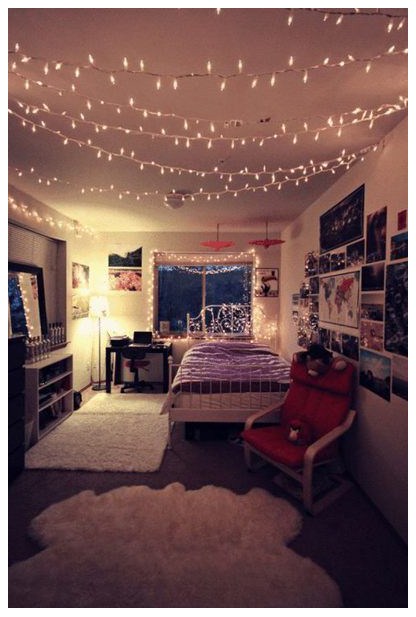 22 Ways To Decorate With String Lights In Bedroom