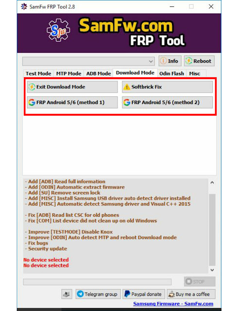 SamFw FRP Tool 2.8 Latest Version download Free