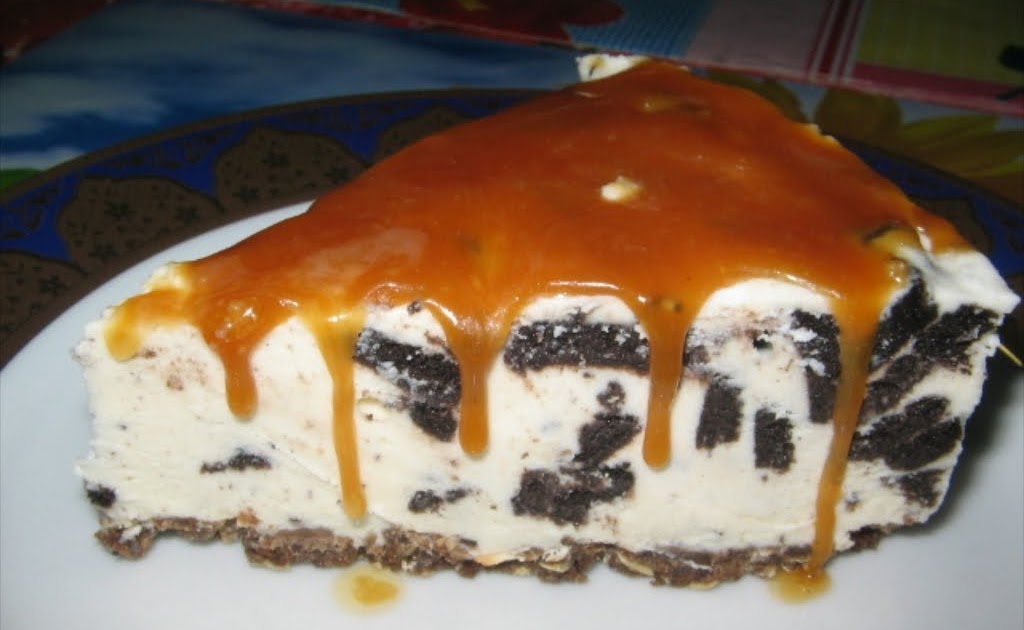 Chilled Oreo Cheese cake wif Caramel Butterscotch  CERITA 