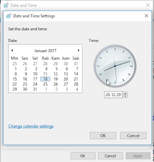 Cara merubah jam & tanggal Windows 10