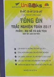 Tổng ôn trắc nghiệm Toán 2017 - Đào Đăng Đạt (Phần 1: Đại số và Giải tích)