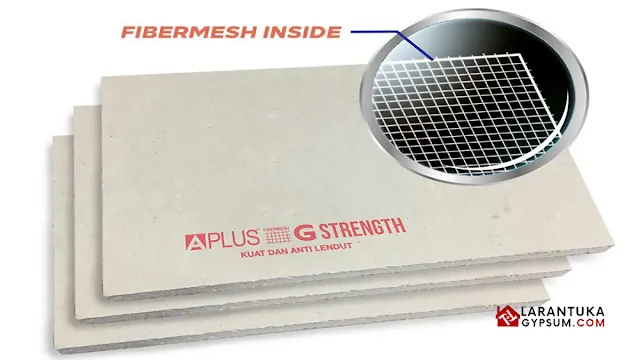 Gypsum Aplus Fibermesh G-Strength Anti Lendut