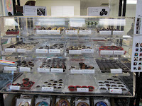 raw chocolate display