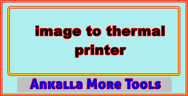 Convert Image to Thermal Printer Format