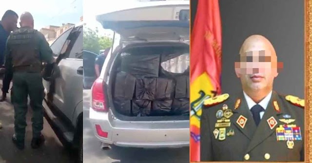 VIDEO del General del ejército detenido in fraganti contrabandeando cigarrillos
