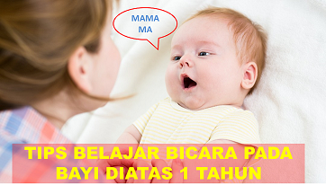 Tips untuk anak belajar bicara diusia 15 bulan keatas.