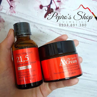 Pure Vitamin C21.5 & Kem Dưỡng A+ Cream