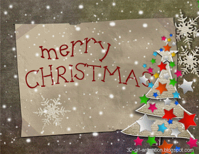 Merry Christmas 3d Animated Gif Images For Whatsapp