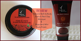 Natural Bath & Body “French Red Clay Face Masque” AND “Rose & Mint Body Polish” Review on the blog Natural Beauty And Makeup