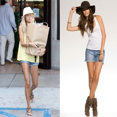 Nicole Richie Jean Shorts. Anlo quot;Cammiequot; denim shorts in