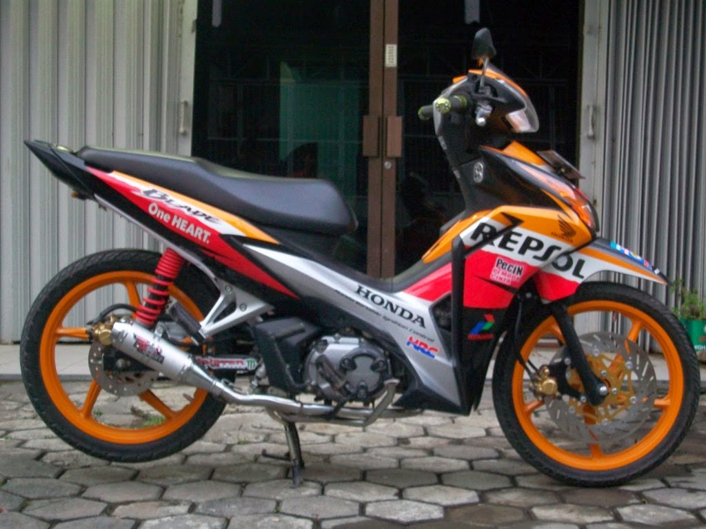 Koleksi 53 Modifikasi Motor Honda Blade 2013 Terbaik Dan Terupdate