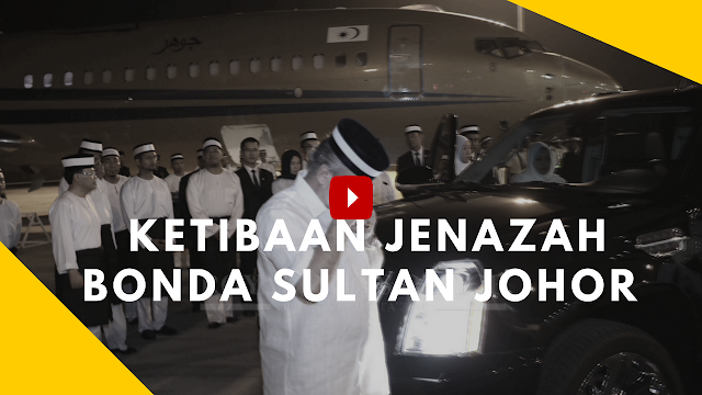[VIDEO] Ketibaan Jenazah Bonda Sultan Johor di Istana Besar Johor