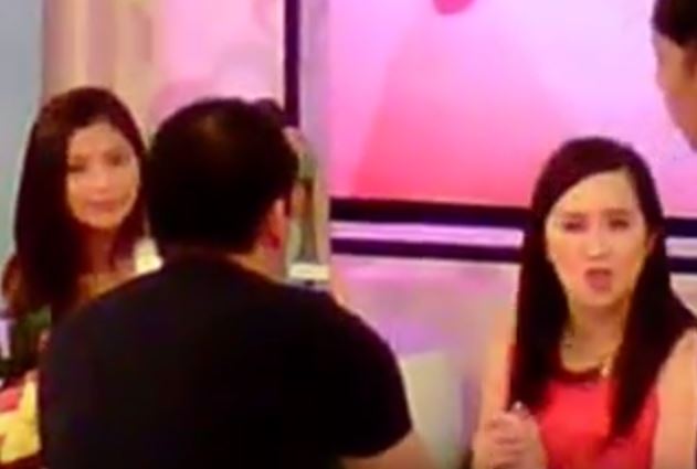 Off Camera Kulitan: Angel Locsin Was Seen Doing This While She's On The Set Of Kris TV! 