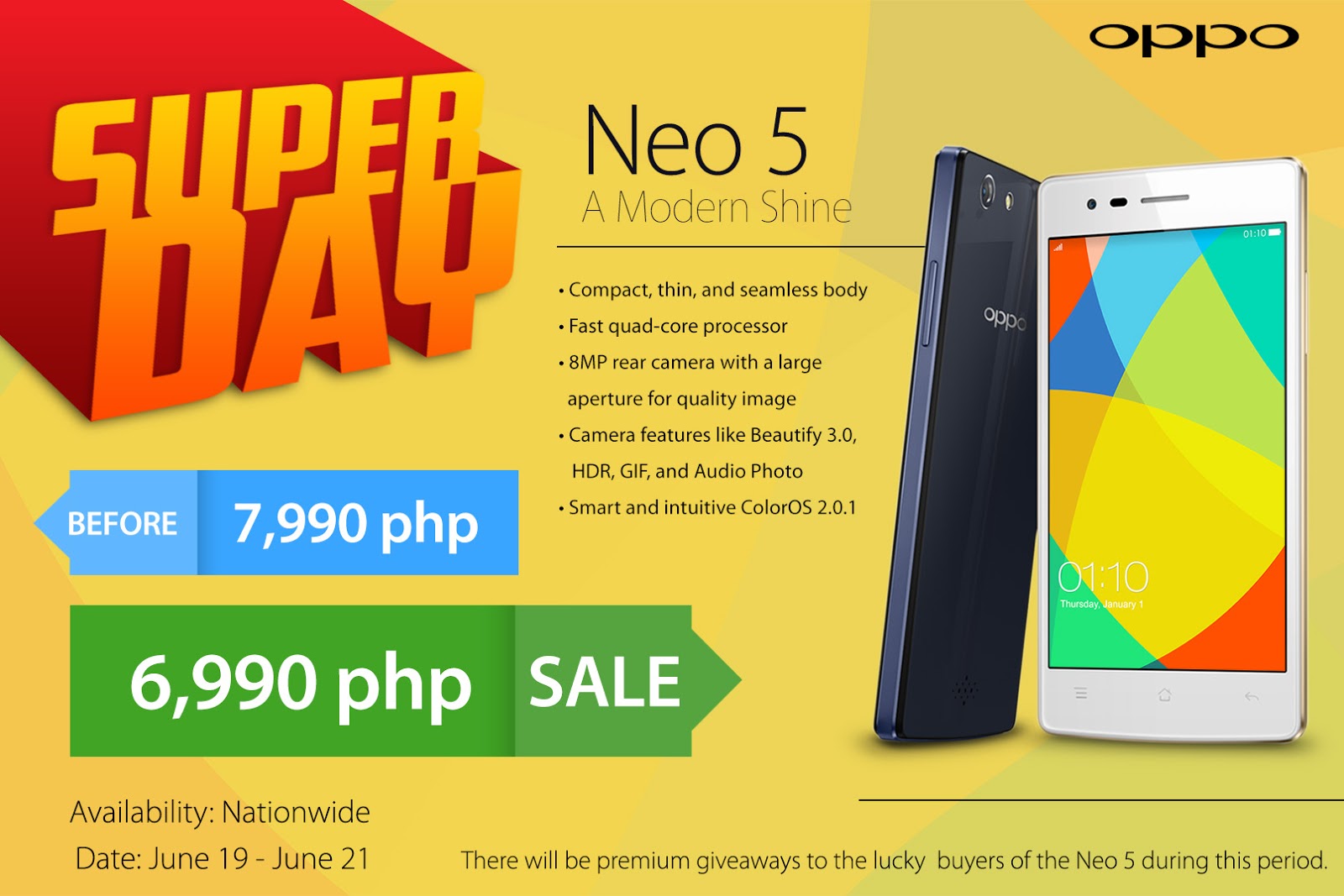 OPPO Neo 5 Promo