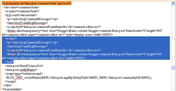 code before