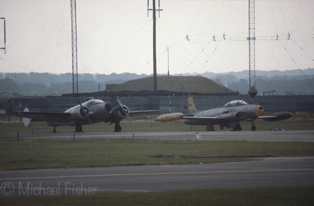 French airforce Beech 18S and a T-33A