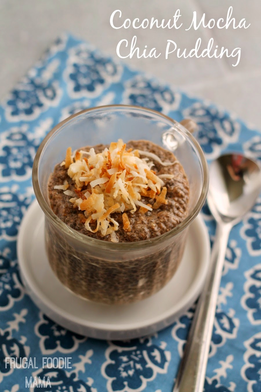 This delicious Coconut Mocha Chia Pudding combines fresh brewed chilled coffee with coconut milk, chia seeds, & cocoa for a delicious treat with a little bonus pick-me-up.