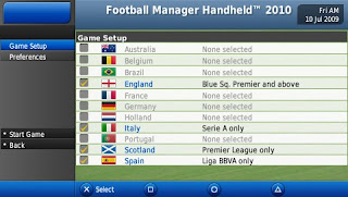 Football Manager Handheld 2010 - PSP Game
