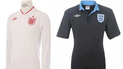 Jersey / Seragam Inggris EURO 2012