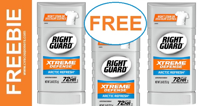 FREE Right Guard Deodorant CVS Deal