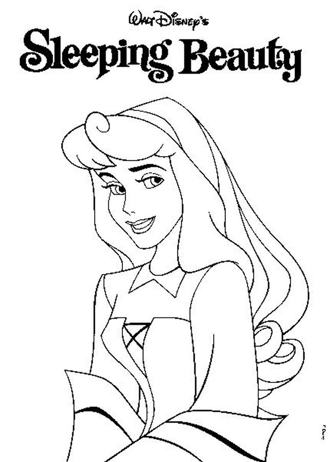  Sleeping  Beauty  Coloring  Pages 