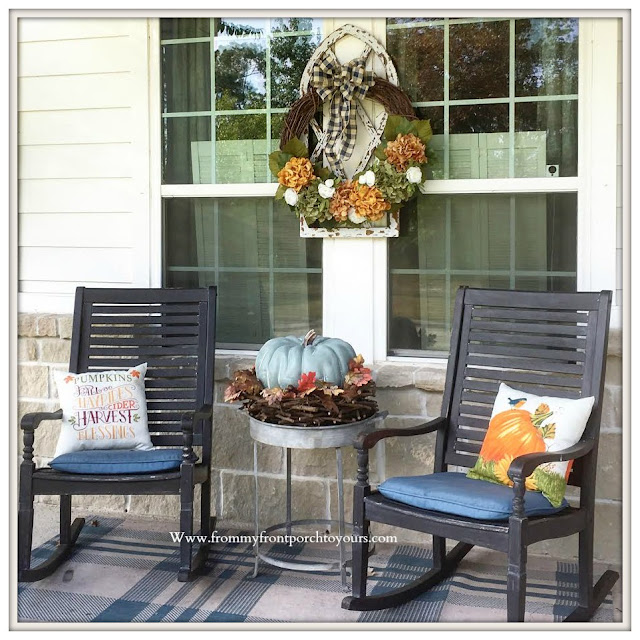 DIY-Fall -Hydrangea -Wreath-Fall-Decor-Fall-Porch-Rocking-Chairs-From My Front Porch To Yours