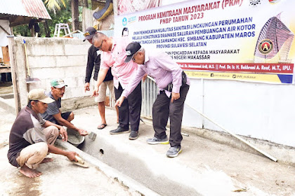 PKM Peningkatan Kualitas Sanitasi Lingkungan Perumahan Melalui Konstruksi  Drainase Saluran Pembuangan Air Kotor Rumah Tangga Desa Samangki Kec. Simbang Kabupaten Maros Provinsi Sulawesi Selatan