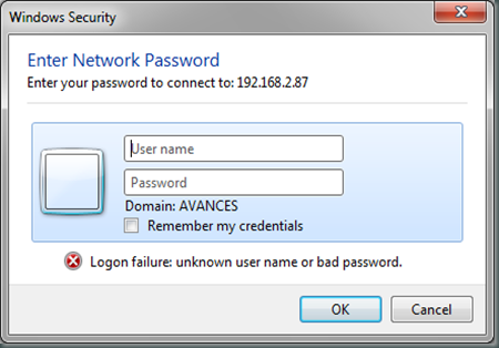 Enter Network Password