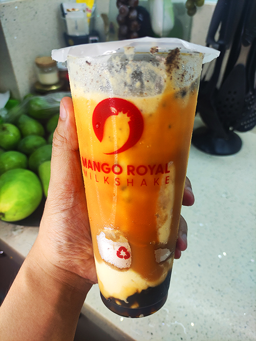 mango mix mango royal milkshake