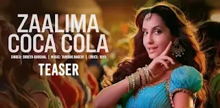 ZAALIMA COCA COLA Lyrics - Bhuj | Shreya Ghoshal