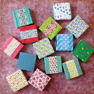 scatoline sfilabili origami in diverse fantasie
