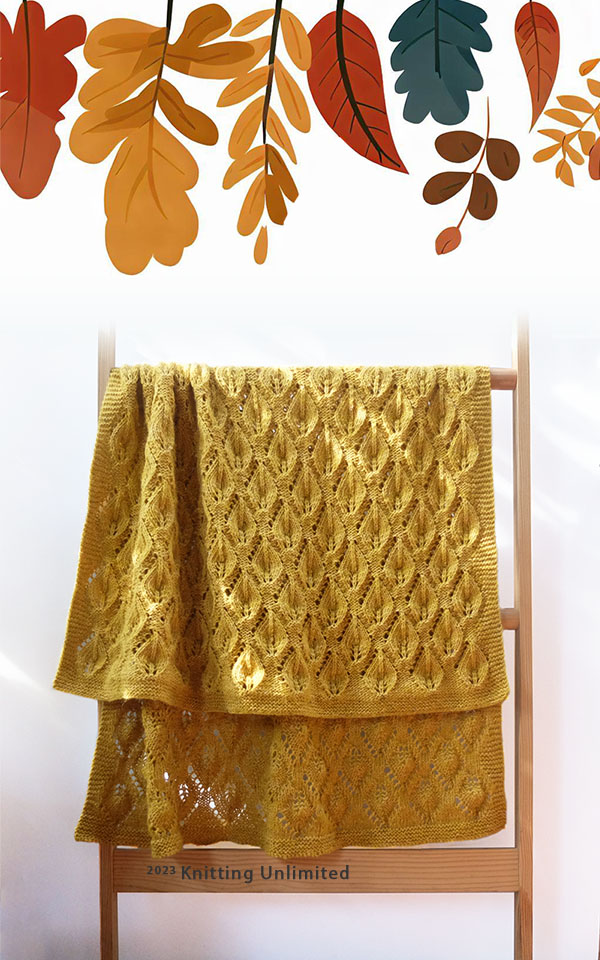 The Leafy Forest blanket is perfect for any nature lover or anyone who appreciates the beauty of a well-made knit item.