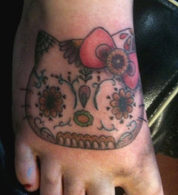 Sugar Skull Lady Tattoo