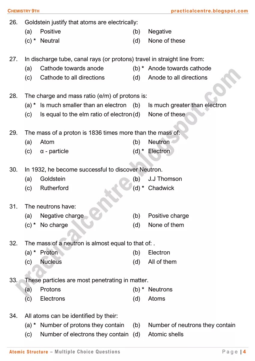 atomic-structure-multiple-choice-questions-4