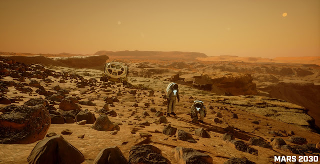 Mars 2030 VR image - exploration