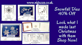 Stampin Up Snow Fall Dies 40% off Nigezza Creates