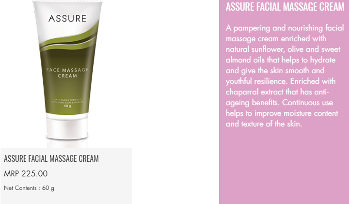 Assure Face Massage Cream