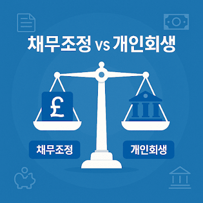 정부지원 채무조정 vs 개인회생 비교