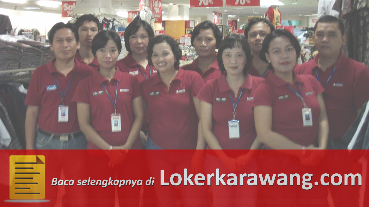 Lowongan Kerja Borobudur Departemen Store Karawang