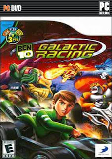 Ben 10 Galactic Racing pc dvd front cover