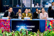 VaSung dampingi Puan Maharani pada 10th MIKTA Speakers Consultation di Meksiko