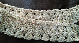 Shell stitch detail