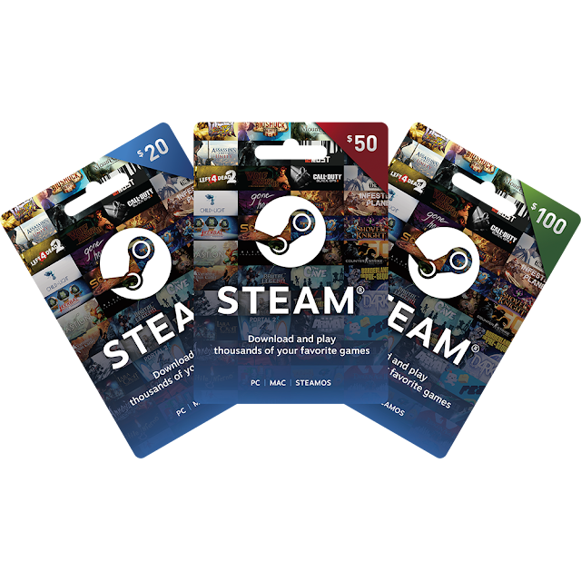 steam gift cards