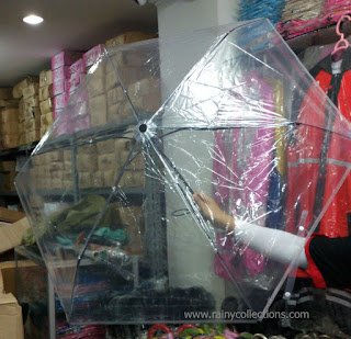 payung bening transparan payung jepang