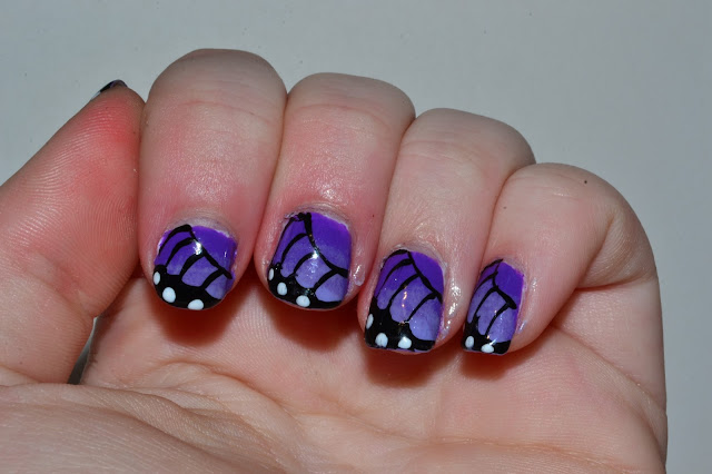 Butterfly Nails by Elins Nails