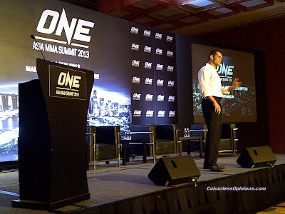 Rich Franklin ONE Asia MMA Summit 2013 Singapore ONE FC